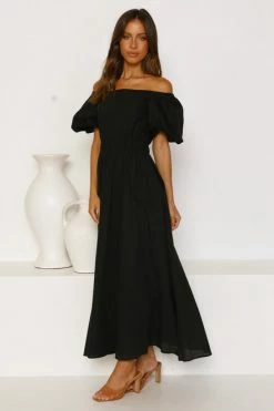 Denise Dress BLACK -Mona Shop L4A0642 38456.1647315951