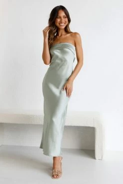 Dana Dress SAGE -Mona Shop L4A0718 18989.1651573862