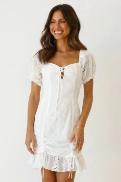 Hope Mini Dress WHITE -Mona Shop L4A0859 1 24653.1641264662