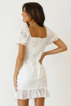 Hope Mini Dress WHITE -Mona Shop L4A0874 1 83282.1640061831
