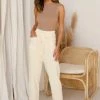 Miguel Knit Pants CREAM 2 Miguel Knit Pants CREAM -Mona Shop L4A1180 23825.1597627158