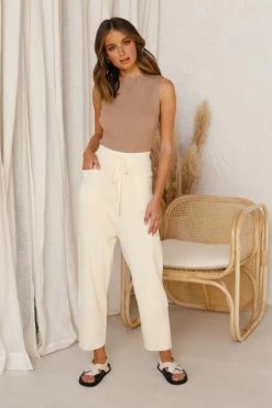 Miguel Knit Pants CREAM