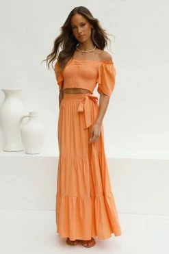 Erina Top ORANGE -Mona Shop L4A1408 95675.1636603138