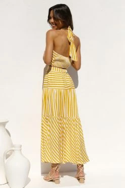 Kerry Set YELLOW STRIPE -Mona Shop L4A1755 33882.1639564570