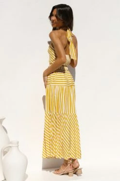 Kerry Set YELLOW STRIPE -Mona Shop L4A1762 94495.1639986017