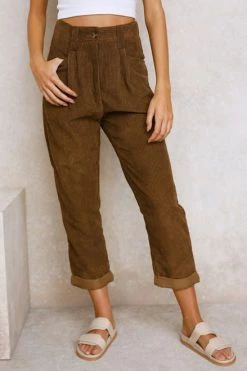 August Pants CHOCOLATE 4 August Pants CHOCOLATE -Mona Shop L4A1984 22039.1651553011
