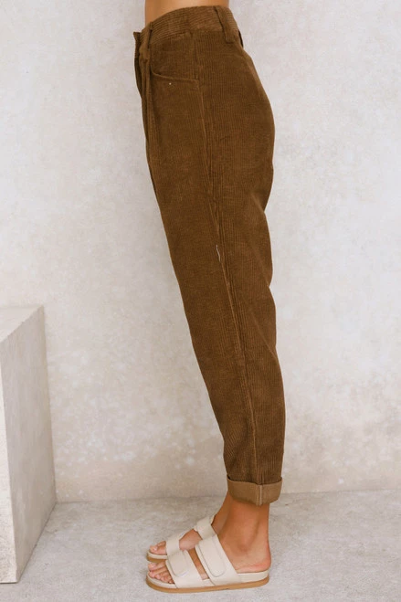 August Pants CHOCOLATE August Pants CHOCOLATE -Mona Shop L4A1990 38371.1651553011