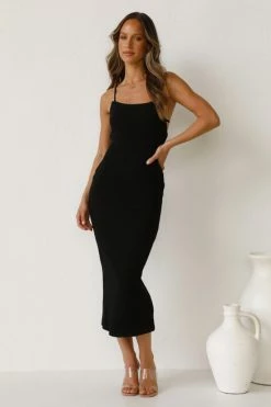 Kenzie Dress BLACK 7 Kenzie Dress BLACK -Mona Shop L4A2370 25596.1637046129