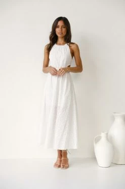 Nicola Dress WHITE -Mona Shop L4A2524 95482.1638937555