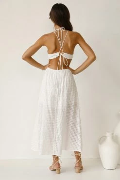 Nicola Dress WHITE -Mona Shop L4A2541 02713.1638937555