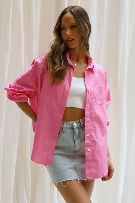 Luka Shirt PINK Luka Shirt PINK -Mona Shop L4A2628 93254.1637127450