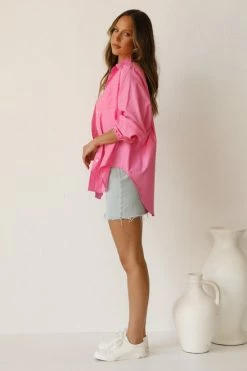 Luka Shirt PINK 4 Luka Shirt PINK -Mona Shop L4A2645 96558.1636081670