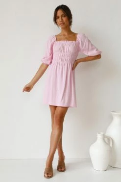 Tori Mini Dress PINK -Mona Shop L4A2755 70718.1639047773