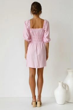 Tori Mini Dress PINK -Mona Shop L4A2765 64557.1638326760