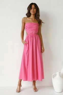 Dani Midi Dress PINK