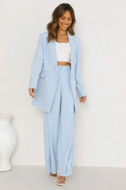 Nicole Blazer SKY BLUE 11 Nicole Blazer SKY BLUE -Mona Shop L4A3455 83582.1628766209