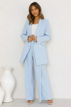 Nicole Blazer SKY BLUE 14 Nicole Blazer SKY BLUE -Mona Shop L4A3463 21666.1628766210