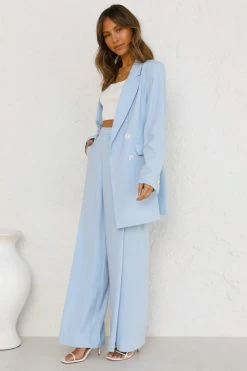 Nicole Blazer SKY BLUE 9 Nicole Blazer SKY BLUE -Mona Shop L4A3467 49796.1628766422
