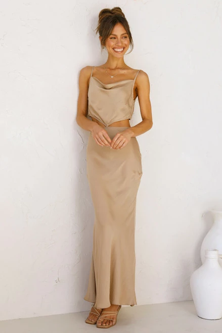Eisley Midi Dress TAUPE Eisley Midi Dress TAUPE -Mona Shop L4A3910 53170.1629172145
