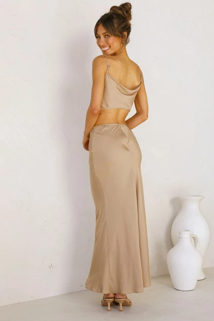 Eisley Midi Dress TAUPE Eisley Midi Dress TAUPE -Mona Shop L4A3929 48358.1629960655