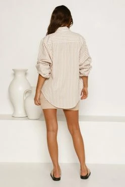 Kristen Shirt BEIGE -Mona Shop L4A5342 76827.1646610165