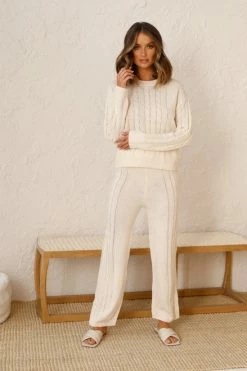 Paptas Knit Pants -Mona Shop L4A5360 12764.1593688555