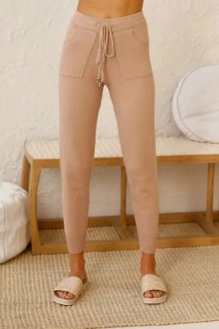 Hartley Knit Pants CAMEL 12 Hartley Knit Pants CAMEL -Mona Shop L4A5456 96641.1592990915