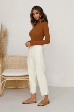 Sonny Knit Pants CREAM 3 Sonny Knit Pants CREAM -Mona Shop L4A5575 50100.1594188176