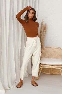 Sonny Knit Pants CREAM 7 Sonny Knit Pants CREAM -Mona Shop L4A5589 84020.1594189588