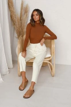 Sonny Knit Pants CREAM 5 Sonny Knit Pants CREAM -Mona Shop L4A5598 98657.1594189585