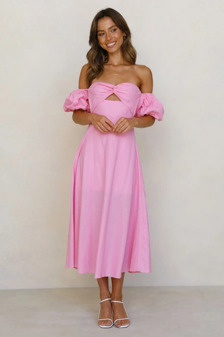 Megan Dress PINK Megan Dress PINK -Mona Shop L4A6492 12470.1635220773