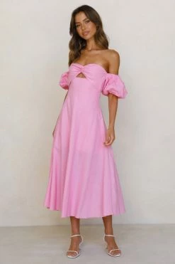 Megan Dress PINK 4 Megan Dress PINK -Mona Shop L4A6495 38231.1635220773