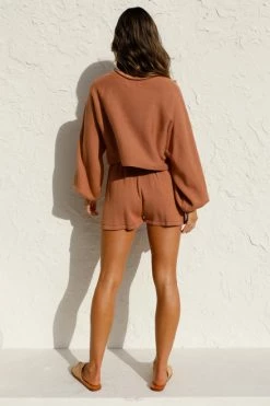Edie Shorts RUST -Mona Shop L4A7698 37791.1626836239