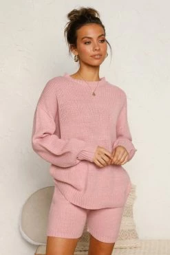 Josie Knit Shorts PINK