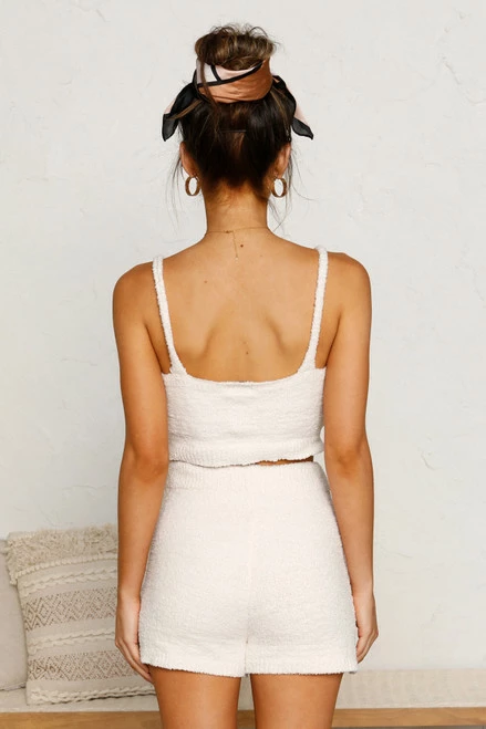 Arya Knit Shorts CREAM Arya Knit Shorts CREAM -Mona Shop L4A7908 28250.1590668170