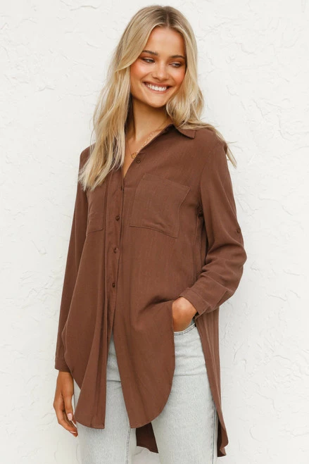 Lori Top CHOCOLATE Lori Top CHOCOLATE -Mona Shop L4A8118 1 39077.1624851620