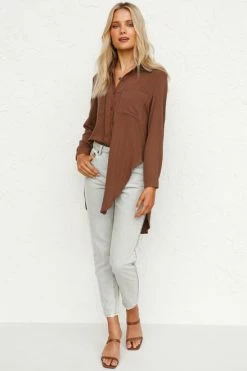 Lori Top CHOCOLATE 11 Lori Top CHOCOLATE -Mona Shop L4A8124 75148.1622781932