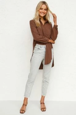 Lori Top CHOCOLATE 3 Lori Top CHOCOLATE -Mona Shop L4A8125 58398.1624851608