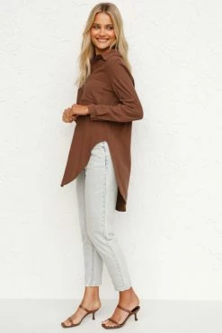 Lori Top CHOCOLATE 6 Lori Top CHOCOLATE -Mona Shop L4A8129 18709.1622781931