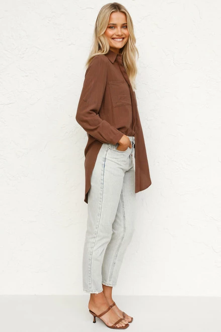 Lori Top CHOCOLATE Lori Top CHOCOLATE -Mona Shop L4A8133 05280.1622781932