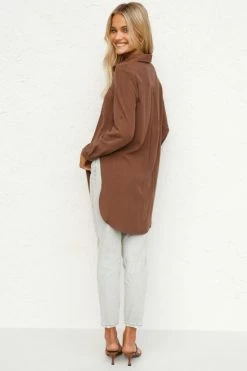 Lori Top CHOCOLATE 5 Lori Top CHOCOLATE -Mona Shop L4A8136 92790.1624851612