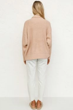 Hayden Knit Top BEIGE -Mona Shop L4A8217 96028.1624425564