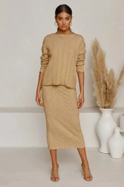 Lucette Top CAMEL -Mona Shop L4A8250 06985.1585607352