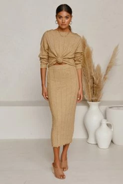 Lucette Top CAMEL -Mona Shop L4A8254 78057.1585607352