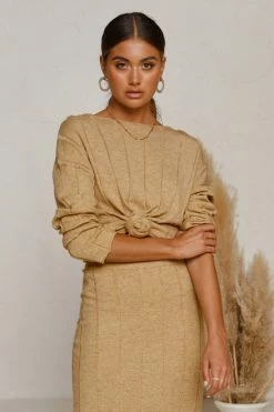 Lucette Top CAMEL -Mona Shop L4A8261 1 82567.1585607376