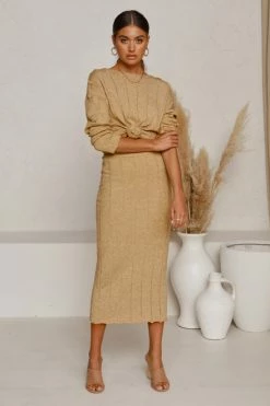 Lucette Top CAMEL -Mona Shop L4A8261 22589.1585607364