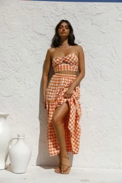 Charlotte Top ORANGE -Mona Shop L4A8533 65907.1632192380