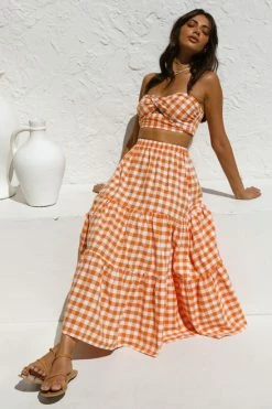 Charlotte Top ORANGE -Mona Shop L4A8557 66053.1632192379