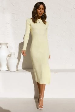 Enya Midi Dress YELLOW