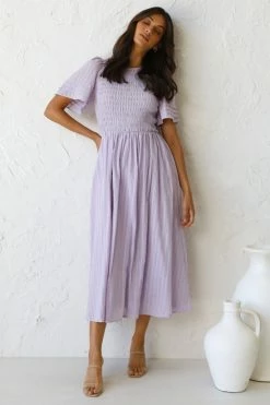 Macy Midi Dress LILAC 6 Macy Midi Dress LILAC -Mona Shop L4A8864 51440.1633410325